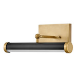 Regis Picture Light - Heritage Brass / Black