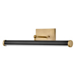 Regis Picture Light - Heritage Brass / Black