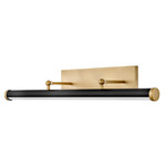 Regis Picture Light - Heritage Brass / Black