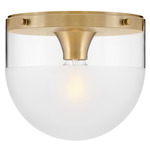 Beck Ceiling Light - Lacquered Brass / Etch Dipped