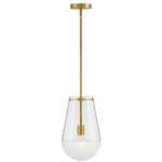 Beck Pendant - Lacquered Brass / Etch Dipped