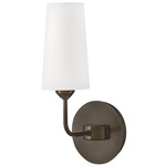 Lewis Wall Sconce - Black Oxide / Natural