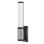 Zevi Wall Sconce - Black / Chrome / Etched Opal