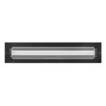 Lucien Bathroom Vanity Light - Black / Clear / Etched