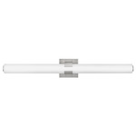 Aiden Bathroom Vanity Light - Brushed Nickel / Etched White