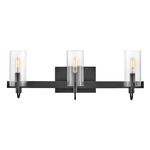 Ryden Bathroom Vanity Light - Black / Clear