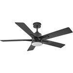 Alta Outdoor Smart Ceiling Fan with Light - Matte Black / Matte Black