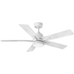 Alta Outdoor Smart Ceiling Fan with Light - Matte White / Matte White