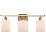 Cobbleskill Bathroom Vanity Light - Brushed Brass / Matte White