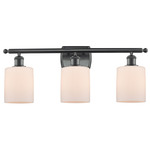 Cobbleskill Bathroom Vanity Light - Matte Black / Matte White