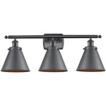 Balston Urban Appalachian Bathroom Vanity Light - Matte Black