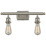 Ballston Urban Bare Bulb Bathroom Vanity Light - Brushed Satin Nickel