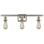 Ballston Urban Bare Bulb Bathroom Vanity Light - Brushed Satin Nickel