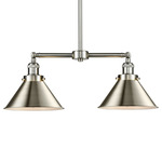 Briarcliff Dual Pendant - Brushed Satin Nickel