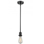 Bare Bulb Mini Pendant - Matte Black