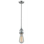 Bare Bulb Mini Pendant - Polished Chrome