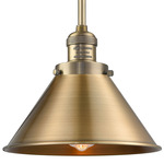 Briarcliff Downrod Pendant - Brushed Brass