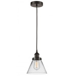Cone Mini Pendant - Oil Rubbed Bronze / Clear