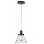Cone Mini Pendant - Oil Rubbed Bronze / Clear Seedy
