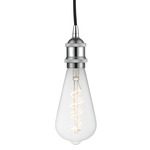 Edison 4 inch Pendant - Polished Chrome