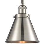 Franklin Restoration Appalachian Downrod Pendant - Brushed Satin Nickel