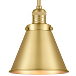 Franklin Restoration Appalachian Downrod Pendant - Satin Gold