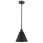 Ballston Cone Pendant - Matte Black