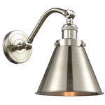 Appalachian Gooseneck Wall Sconce - Brushed Satin Nickel