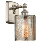Cobbleskill Rectangle Canopy Wall Sconce - Brushed Satin Nickel / Mercury