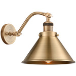 Briarcliff Gooseneck Wall Sconce - Brushed Brass