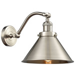 Briarcliff Gooseneck Wall Sconce - Brushed Satin Nickel