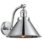 Briarcliff Gooseneck Wall Sconce - Polished Chrome