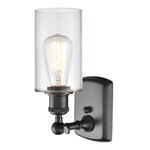 Clymer Adjustable Wall Sconce - Oil Rubbed Bronze / Clear