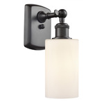 Clymer Adjustable Wall Sconce - Oil Rubbed Bronze / Matte White