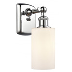 Clymer Adjustable Wall Sconce - Polished Chrome / Matte White