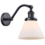 Cone 515 Large Wall Sconce - Matte Black / Matte White