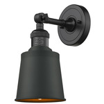 Franklin Restoration Addison Wall Sconce - Matte Black