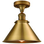 Briarcliff Semi Flush Ceiling Light - Brushed Brass