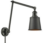 Addison Plug-In Long Swing Arm Wall Sconce - Oil Rubbed Bronze