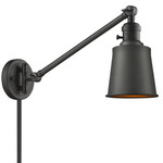 Addison Plug-In Swing Arm Wall Sconce - Oil Rubbed Bronze