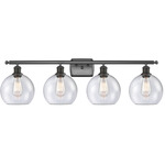 Athens Bathroom Vanity Light - Oil Rubbed Bronze / Clear Seedy