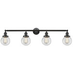 Beacon Bathroom Vanity Light - Oil Rubbed Bronze / Clear