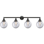 Beacon Bathroom Vanity Light - Oil Rubbed Bronze / Clear