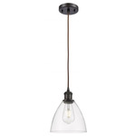Bristol Glass Pendant - Oil Rubbed Bronze / Clear Bristol Glass Pendant - Oil Rubbed Bronze / Clear