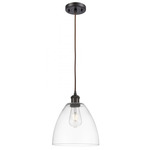 Bristol Glass Pendant - Oil Rubbed Bronze / Clear Bristol Glass Pendant - Oil Rubbed Bronze / Clear