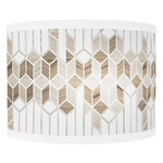Cube Wall Sconce - White / Brown