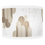 Arch Curved Wall Sconce - White / Brown