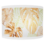 Monstera Wall Sconce - White / Green