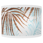 Palm Curved Wall Sconce - White / Blue