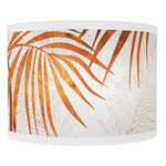 Palm Curved Wall Sconce - White / Brown